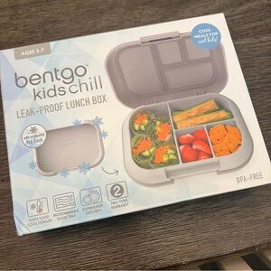 TWO Bentgo Kids Chill Leak-Proof Lunch Box - Gray